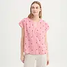 Nice Things Nice Things - blouse diamond embroidery - medium pink
