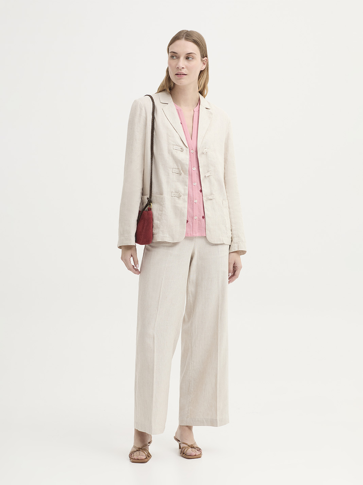 Nice Things Nice Things - blouse diamond embroidery - medium pink