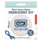 Kikkerland Kikkerland - borduur kit - sardine