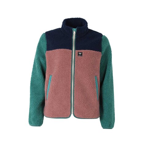 Danefae Danefae - danebirk fleece zip-up - dk navy/light slate/dk rose Danefae Danefae - danebirk fleece zip-up - dk navy/light slate/dk rose