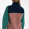 Danefae Danefae - danebirk fleece zip-up - dk navy/light slate/dk rose Danefae Danefae - danebirk fleece zip-up - dk navy/light slate/dk rose