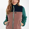 Danefae Danefae - danebirk fleece zip-up - dk navy/light slate/dk rose Danefae Danefae - danebirk fleece zip-up - dk navy/light slate/dk rose