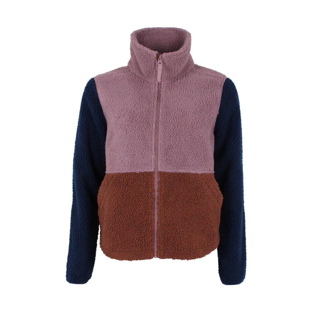 Danefae Danefae - danebeagle fleece jacket - mauve/dark wine/dark navy