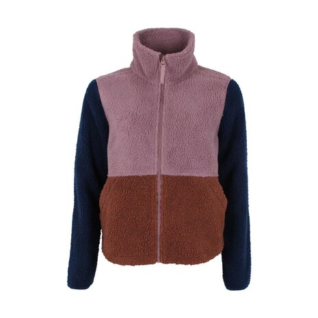 Danefae Danefae - danebeagle fleece jacket - mauve/dark wine/dark navy