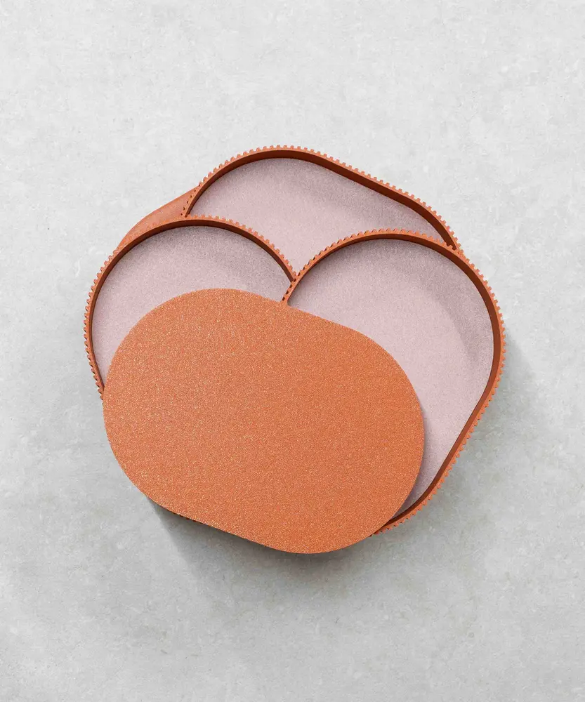 Wavy Wavy - sieraden organizer - metallic brick