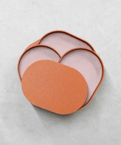 Wavy Wavy - sieraden organizer - metallic brick