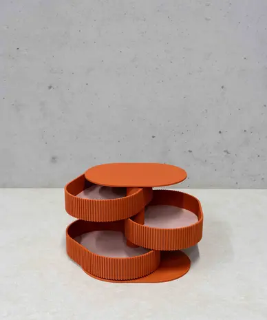 Wavy Wavy - sieraden organizer - metallic brick