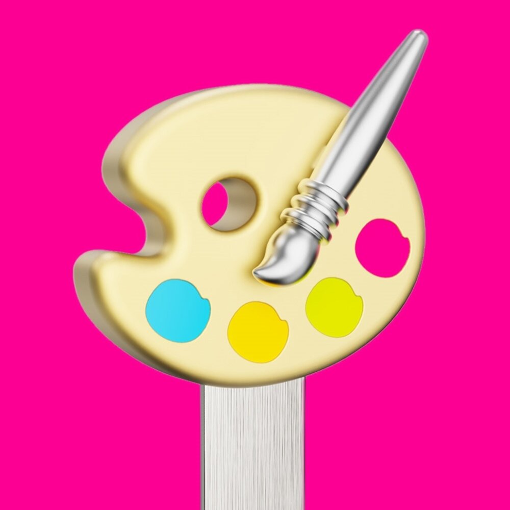 Metalmorphose Metalmorphose - boekenlegger - painter palette