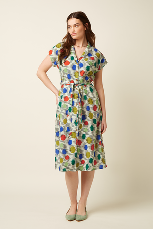 King Louie King Louie - irene dress walton - ice cream