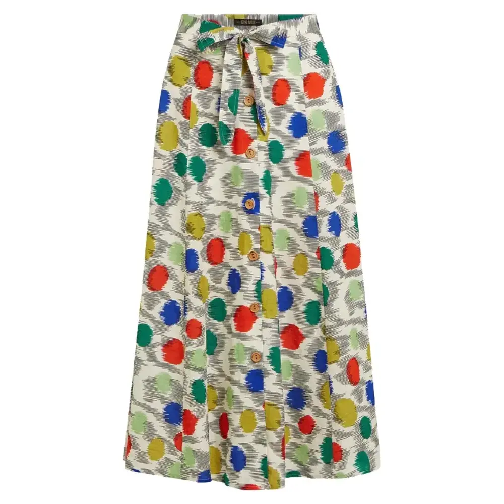 King Louie King Louie - judy midi skirt walton - ice cream