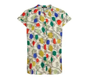 King Louie King Louie - stella blouse walton - ice cream