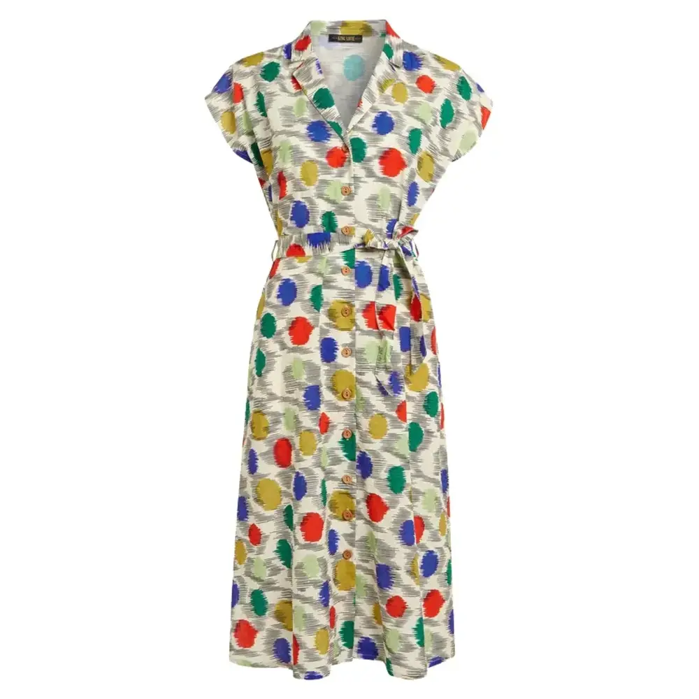 King Louie King Louie - irene dress walton - ice cream