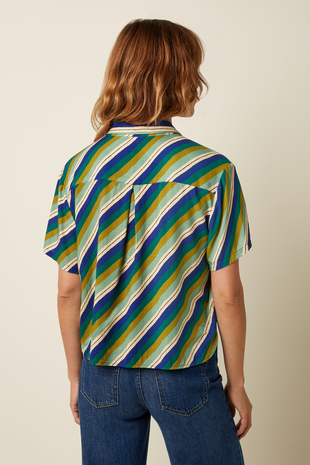 King Louie King Louie - evelina blouse cliff - mazarine