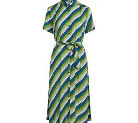 King Louie King Louie - olive midi dress cliff - mazarine