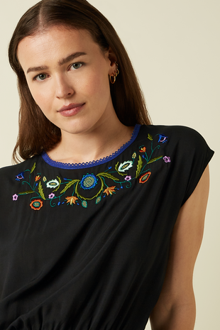 King Louie King Louie - selly smock top the lane - black