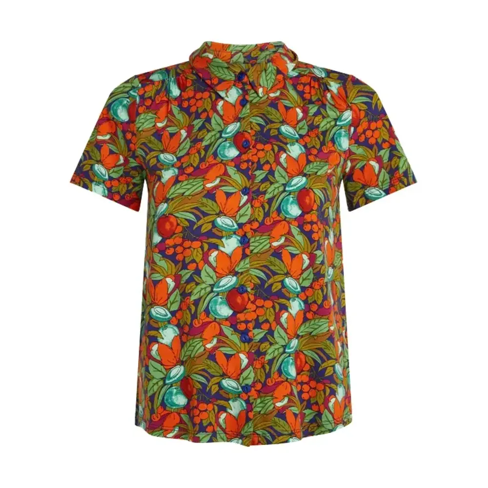 King Louie King Louie - maisie blouse puerto - strong blue