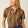 King Louie King Louie - maisie blouse puerto - strong blue
