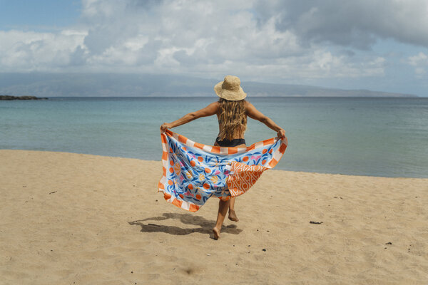 Buvanha Buvanha - reishanddoek (160 x 80 cm) - valencia