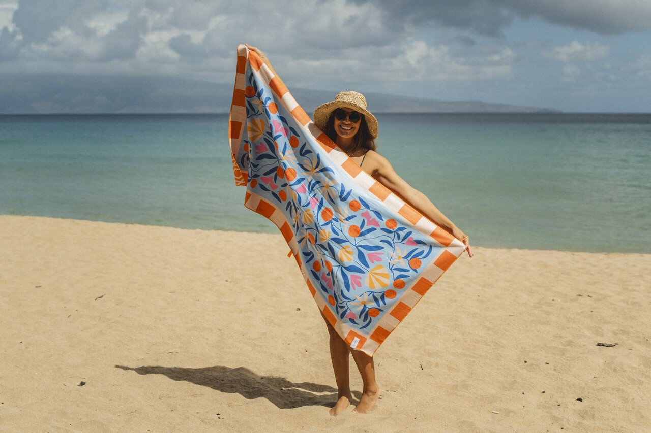 Buvanha Buvanha - reishanddoek (160 x 80 cm) - valencia