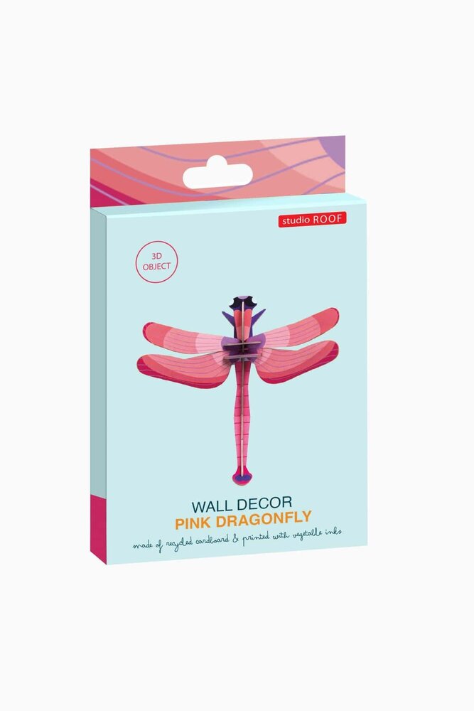 Studio Roof Studio Roof - muurdecoratie - ruby dragonfly