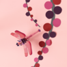 Studio Roof Studio Roof - muurdecoratie - ruby dragonfly