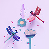 Studio Roof Studio Roof - muurdecoratie - ruby dragonfly