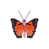 Studio Roof Studio Roof - muurdecoratie - large fox butterfly