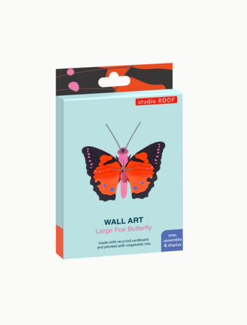Studio Roof Studio Roof - muurdecoratie - large fox butterfly
