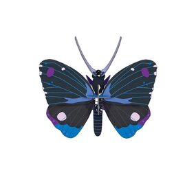 Studio Roof Studio Roof - muurdecoratie - blue diadem butterfly