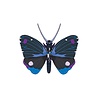 Studio Roof Studio Roof - muurdecoratie - blue diadem butterfly