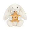 Jellycat Jellycat - knuffel konijn - cream bunny with star Jellycat Jellycat - knuffel konijn - cream bunny with star