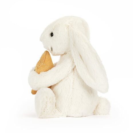 Jellycat Jellycat - knuffel konijn - cream bunny with star Jellycat Jellycat - knuffel konijn - cream bunny with star