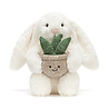 Jellycat Jellycat - knuffel konijn - cream bunny with plant