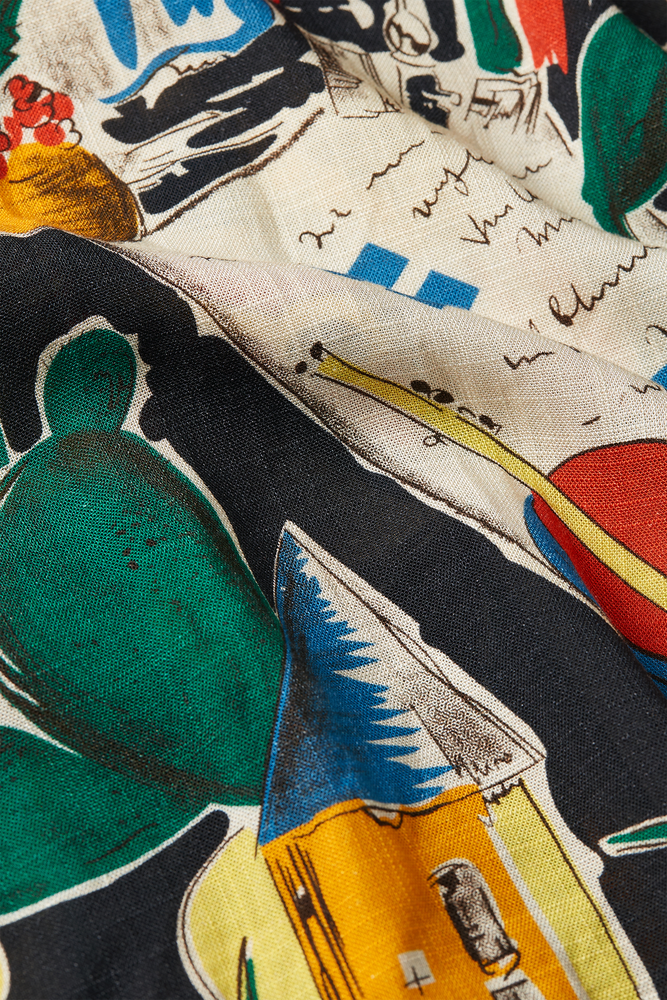 King Louie King Louie - bella blouse tropez - black