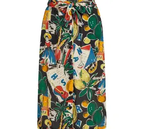 King Louie King Louie - lola button skirt tropez - black