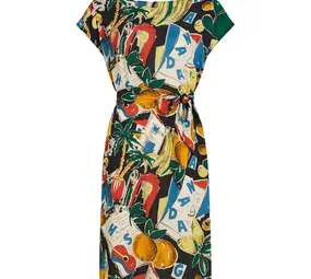 King Louie King Louie - manon dress tropez - black