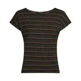 King Louie King Louie - aria top menchini stripe - black King Louie King Louie - aria top menchini stripe - black