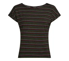 King Louie King Louie - aria top menchini stripe - black