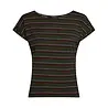 King Louie King Louie - aria top menchini stripe - black