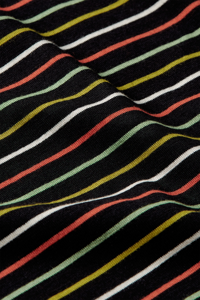 King Louie King Louie - aria top menchini stripe - black