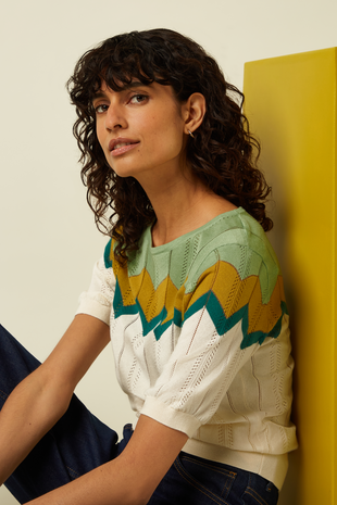 King Louie King Louie - agnes top nova - cream