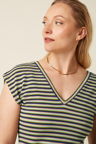 King Louie King Louie - double v top beebop stripe - black