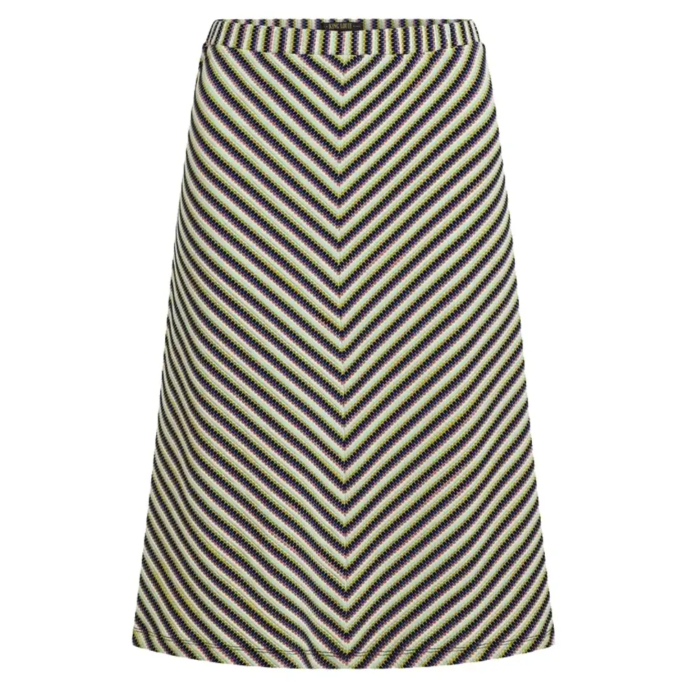 King Louie King Louie - juno skirt beebop stripe - black