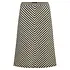 King Louie - juno skirt beebop stripe - black