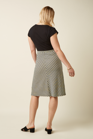King Louie King Louie - juno skirt beebop stripe - black