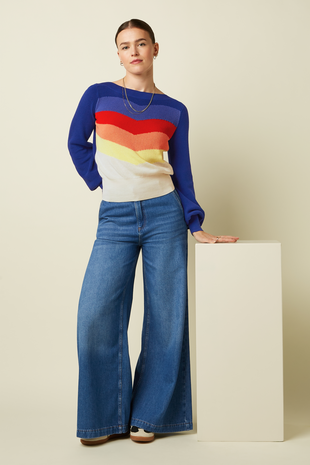 King Louie King Louie - peppa pants petit stone denim - blue tint