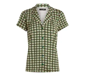 King Louie King Louie - tex blouse jade - ponderosa green