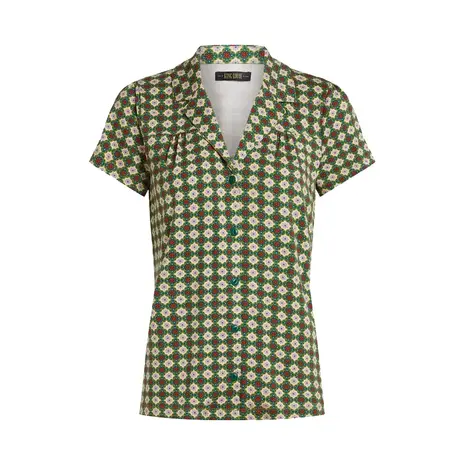 King Louie King Louie - tex blouse jade - ponderosa green
