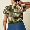 King Louie King Louie - tex blouse jade - ponderosa green