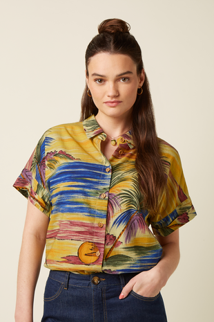 King Louie King Louie - rita blouse riche - multi color
